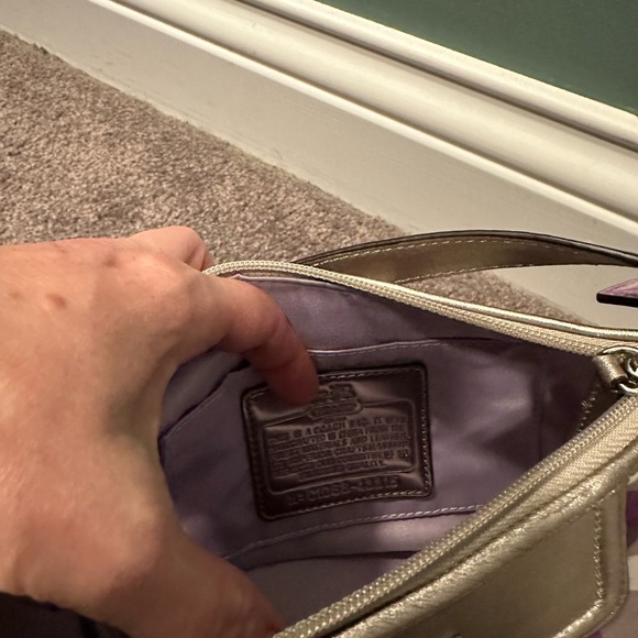 Coach Madison purple Hailey bag 14291 brand new with tags - Picture 5 of 6